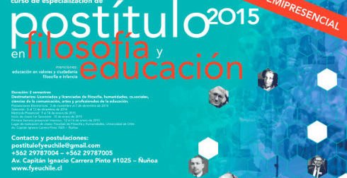 Postítulo de Educación y Filosofía de U. de Chile